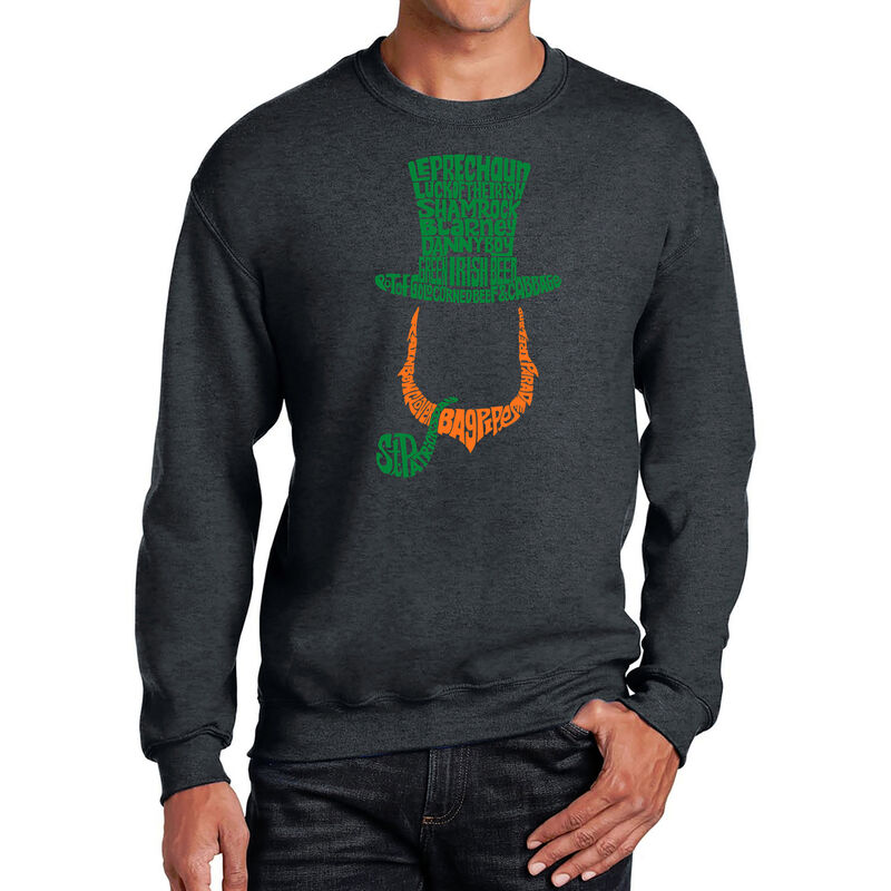Sudadera De Cuello Redondo Word Art Para Hombre... image number null