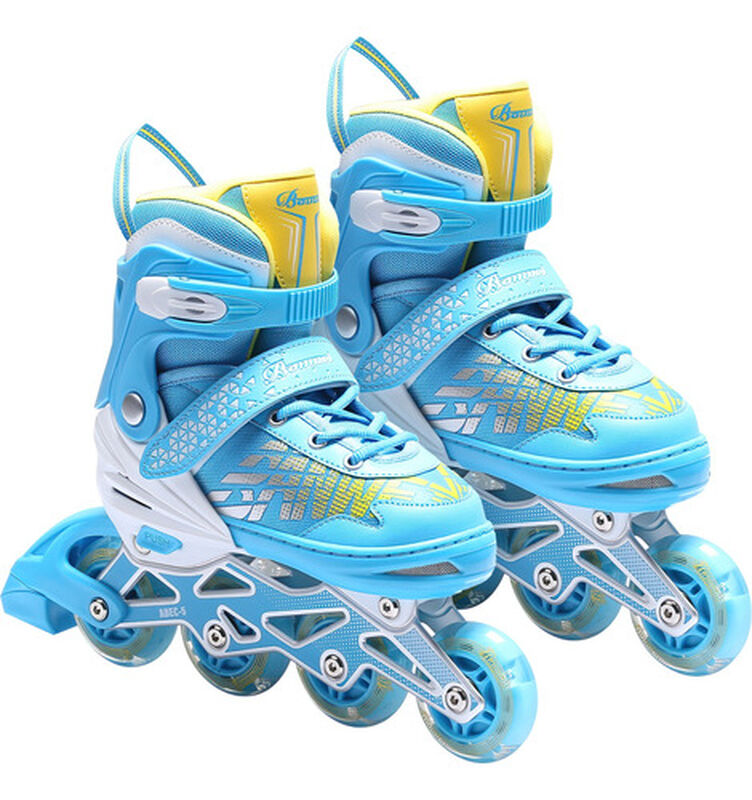 Patines En Linea Ni&ntilde;o Ajustable Ruedas Led + Pr... image number null