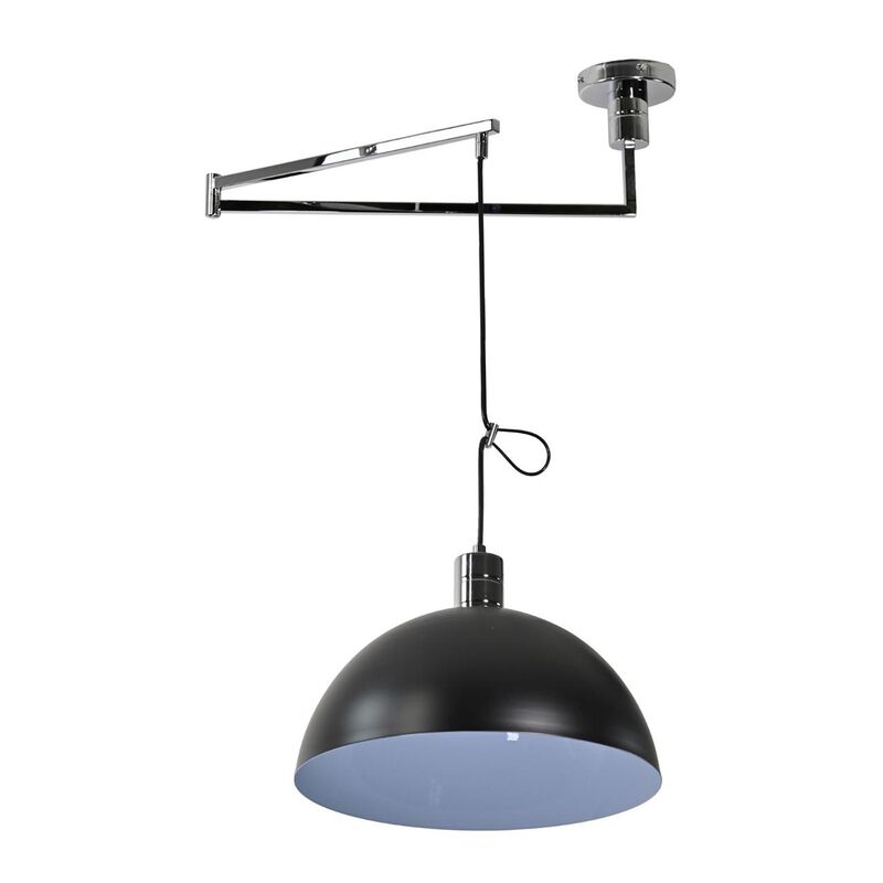 Lampara Candil Movible de 1 Luz Ajustable Negro image number null