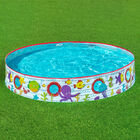 Alberca R&iacute;gida Redonda Decorada Mar 1 Modelo 1.52X25Cm 60X10Pulg Caja 1