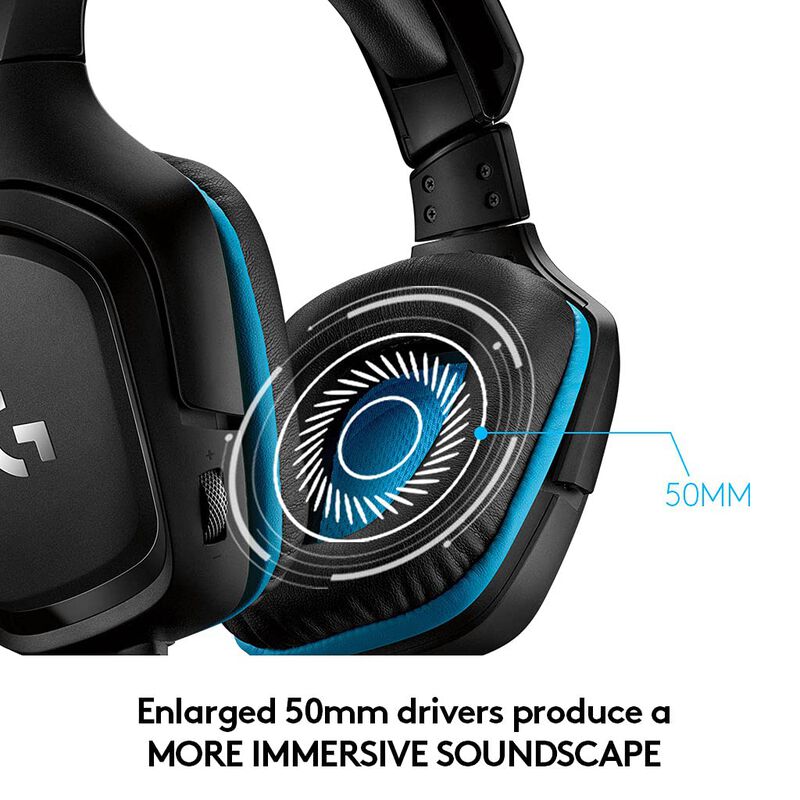 Auriculares Para Juegos Logitech G432 Wired 7.1... image number null