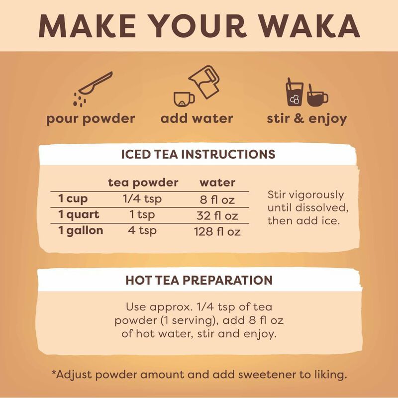 Waka Coffee T&eacute; Negro Instant&aacute;neo Sabor Ar&aacute;ndano... image number null