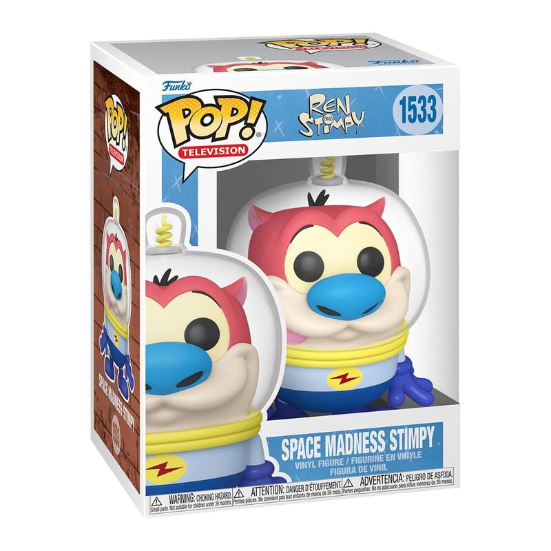 Funko Pop TV: Ren y Stimpy - Stimpy Traje Espac... image number null
