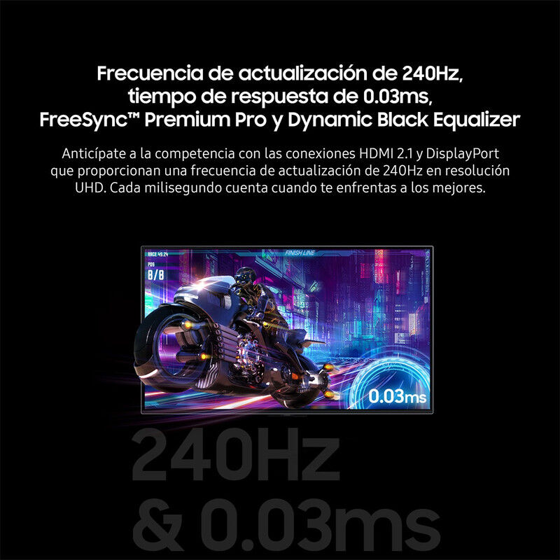 Monitor Gamer 32 Samsung Odyssey OLED G8 240 Hz... image number null