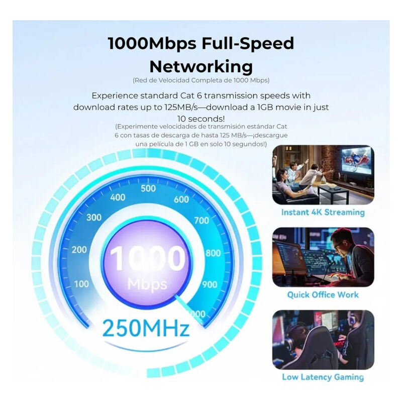 Cable de Red VENTION Cat.6 de 2 Metros UTP 1000... image number null