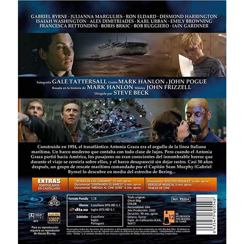 Barco Fantasma Bd 2002 Ghost Ship [blu-ray] image number null