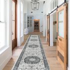 Alfombra Corredor Hy Hao Yun Lai 51 cm X 254 cm Gris Lavable