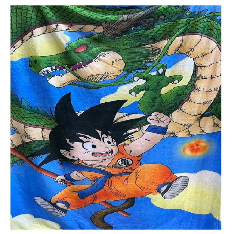 Exclusiva! Cobija Frazada Ultra Suave Goku Shen... image number null