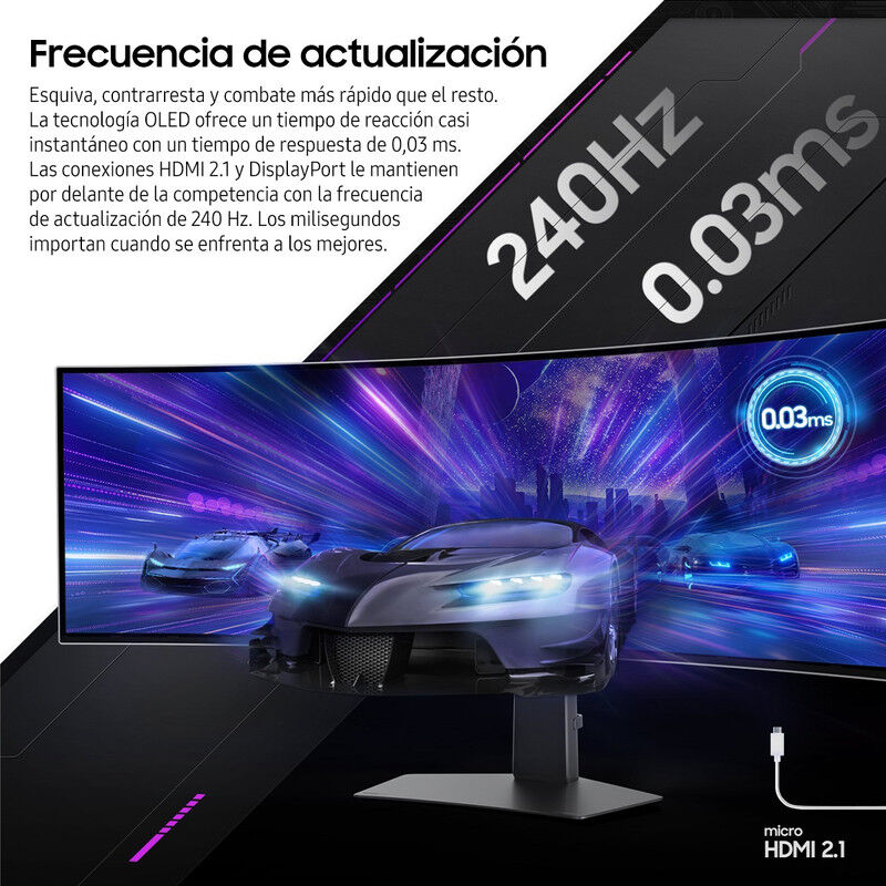 Monitor Gamer Samsung 49 Odyssey OLED  G93SC DQ... image number null