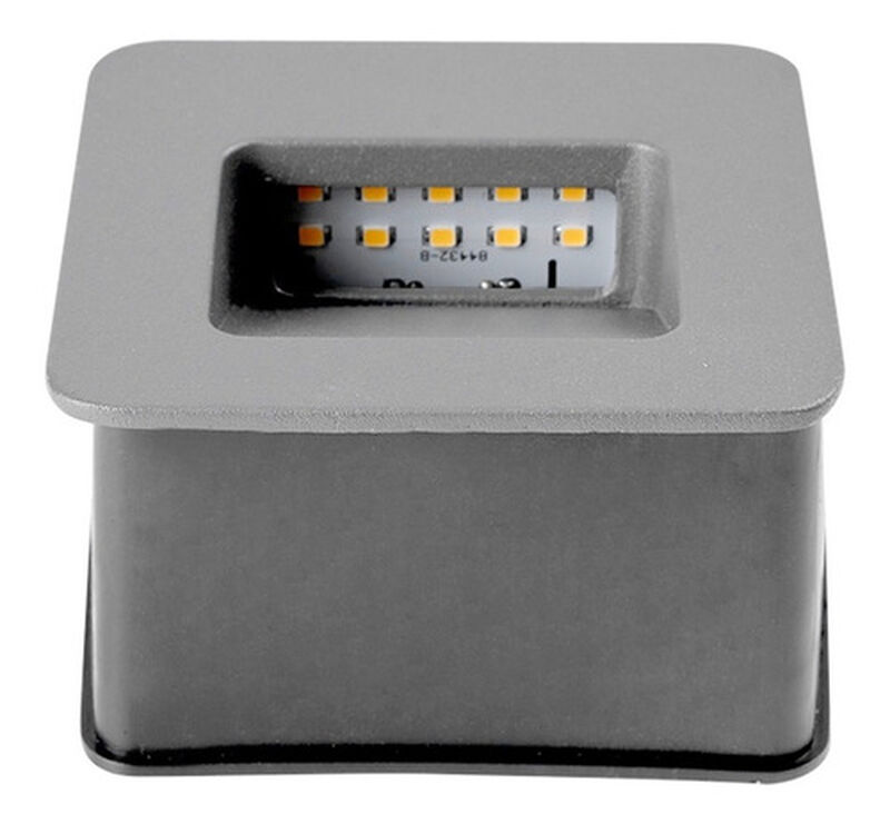 Lampara Empotrado En Muro Gris 2w Luz Suave Cál... image number null