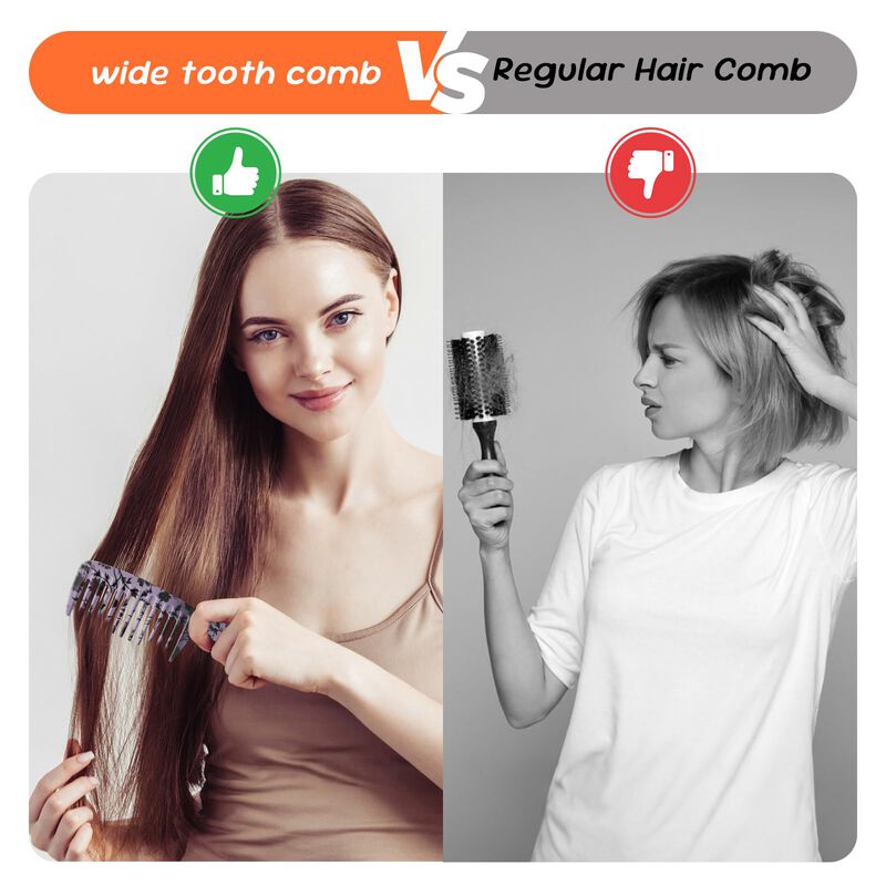 Peine Para Cabello Qiupingli 22 cm Flor Negra &ndash;... image number null