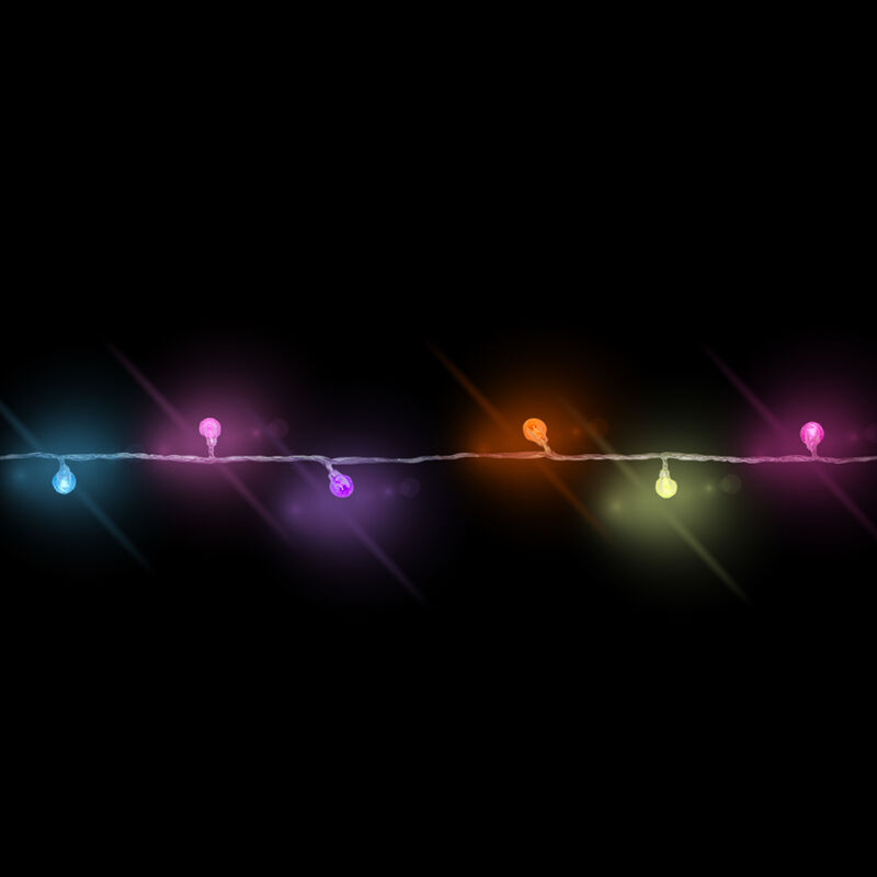 Serie tipo Esfera Luces LED Multicolor 40 focos... image number null