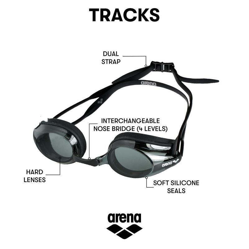 Gafas De Nataci&oacute;n Arena Tracks Unisex Para Adul... image number null
