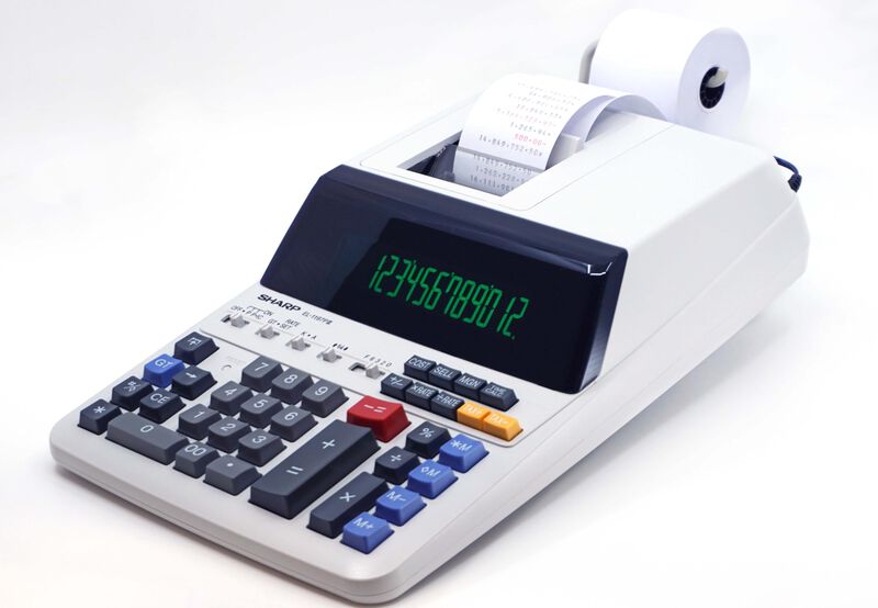 Calculadora De Impresi&oacute;n Sharp El-1197piii Con ... image number null