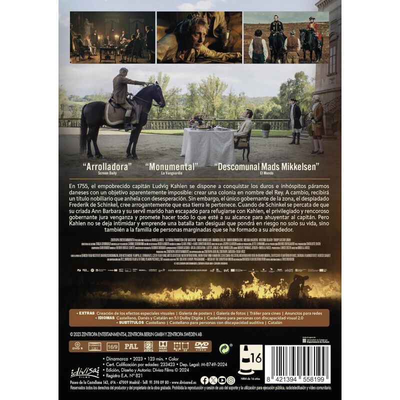 La Tierra Prometida [DVD] (2023) The Bastard image number null