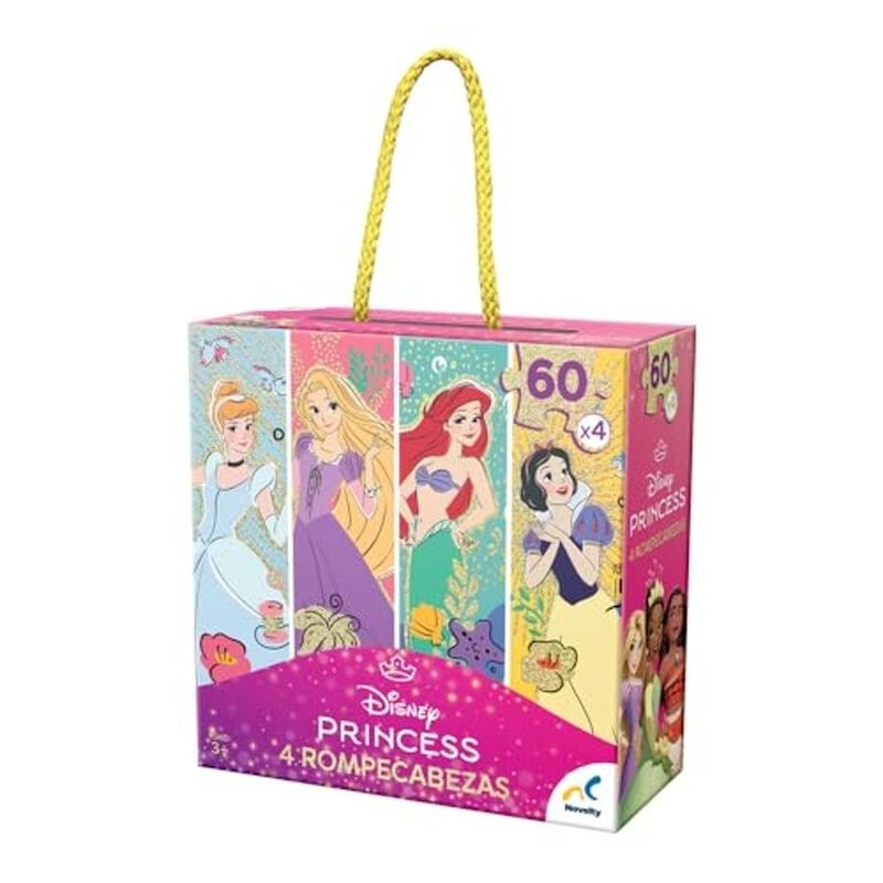 Rompecabezas 4 En 1 Princesas 60 Piezas X 4 image number null