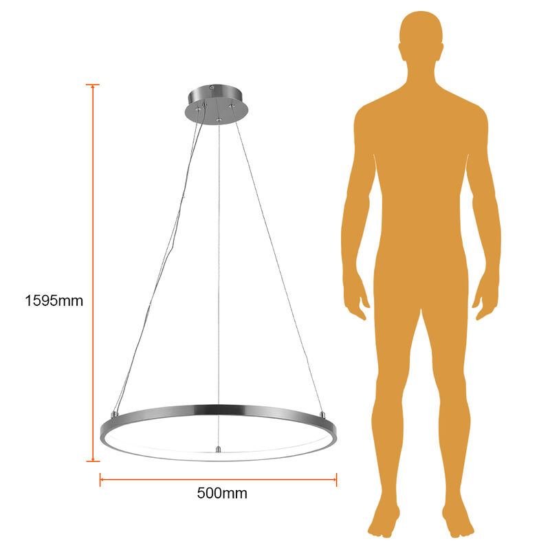 Lampara Colgante Santinado Luz Suave C&aacute;lida Int... image number null