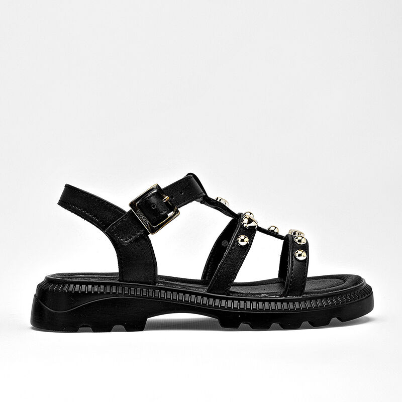 Yuyin sandalia para ni&ntilde;a negro cod 141768-D image number null