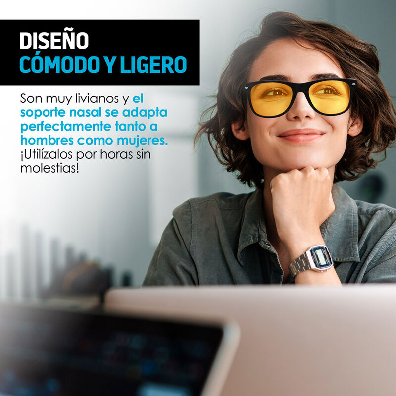 Lentes Para Computadora Contra Luz Azul Ojo de ... image number null