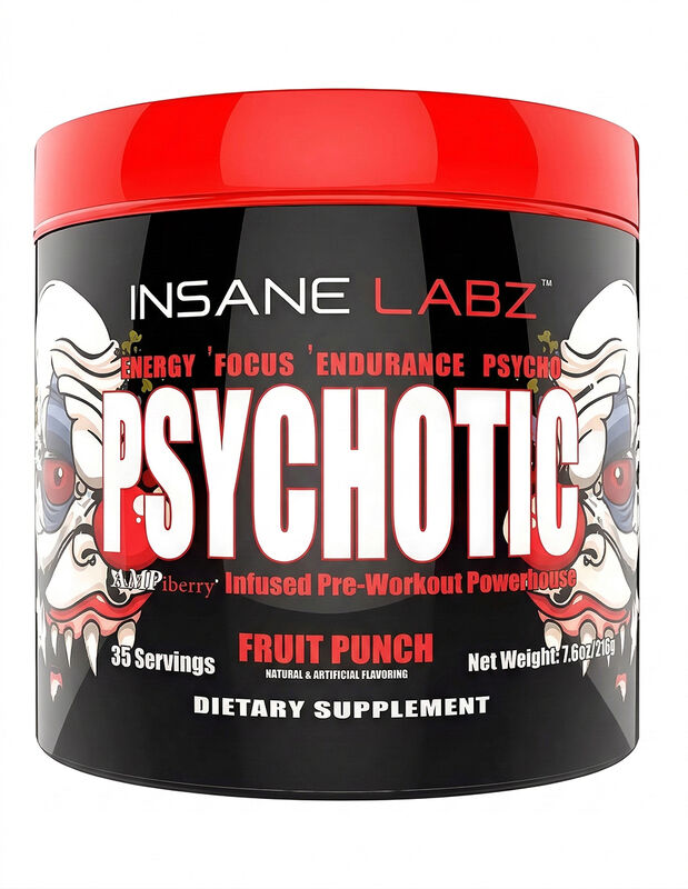 INSANE LABZ PSYCHOTIC 35 SERV FRUIT PUNCH image number null