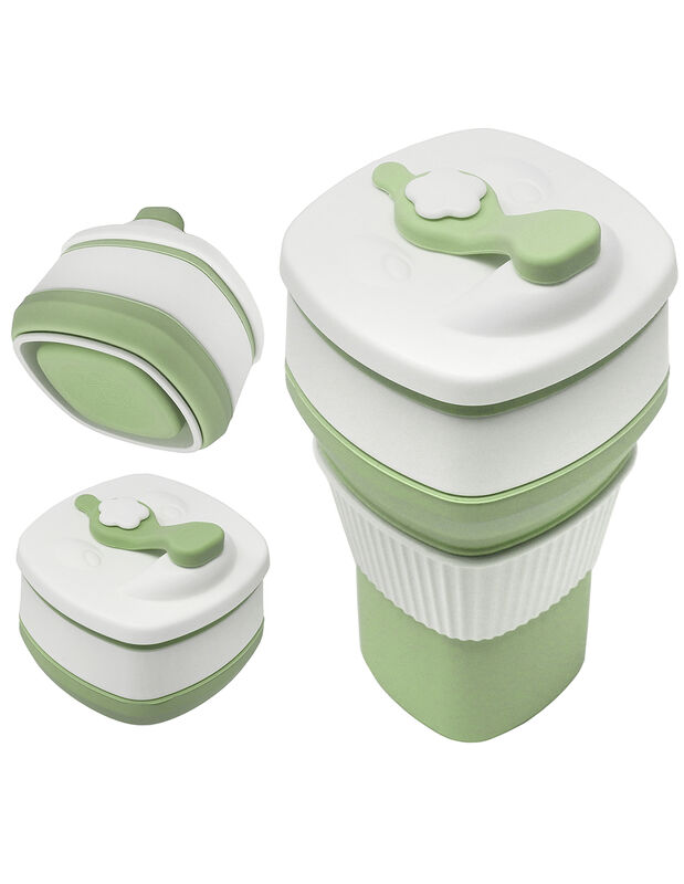 Termo Taza Plegable Meimia 300 ml Verde image number null