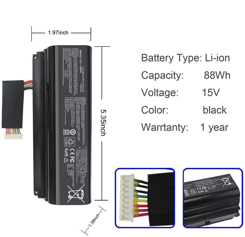Bater&iacute;a De Port&aacute;til Hubei 15v 88wh Serie Asus G... image number null