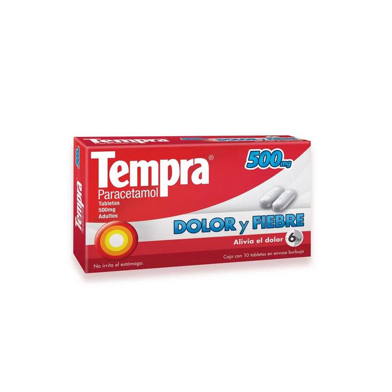 Tempra 500 Mg 10 Tableta(s) image number null
