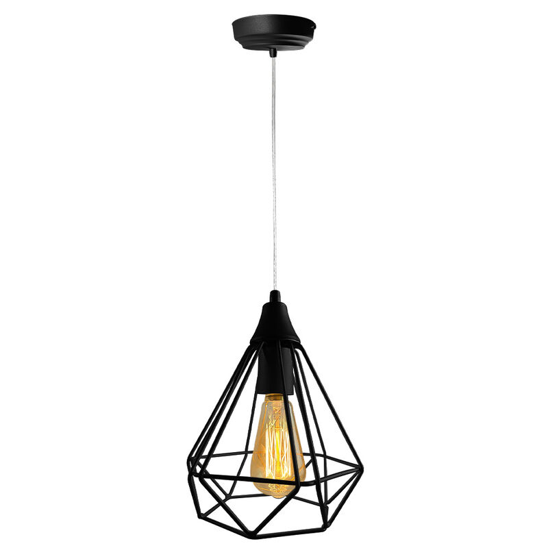 Lámpara Colgante Vintage Negra Mil Luces image number null