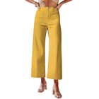 Pantalones Miduo Capri Amarillo Talla 28