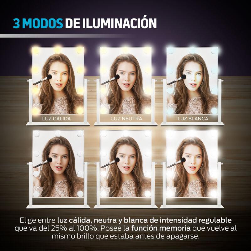 Espejo con Luz LED (44x35 cm) image number null