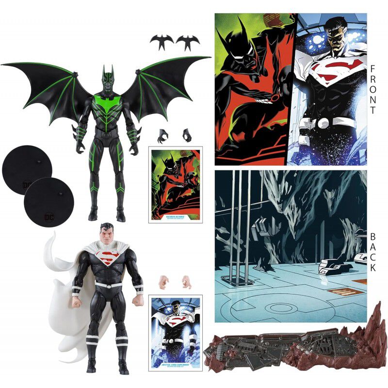 Figuras Batman Beyond Vs Justice Lord Superman ... image number null