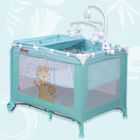 Cuna Corral Zoo Baby Azul D'Bebe