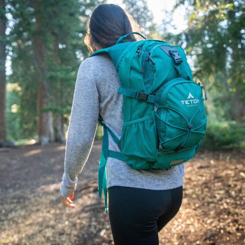 Mochila De Hidrataci&oacute;n Oasis 18l Verdeazul Con ... image number null