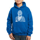 Sudadera Con Capucha Word Art Para Ni&ntilde;o - Buda - Azul Rey