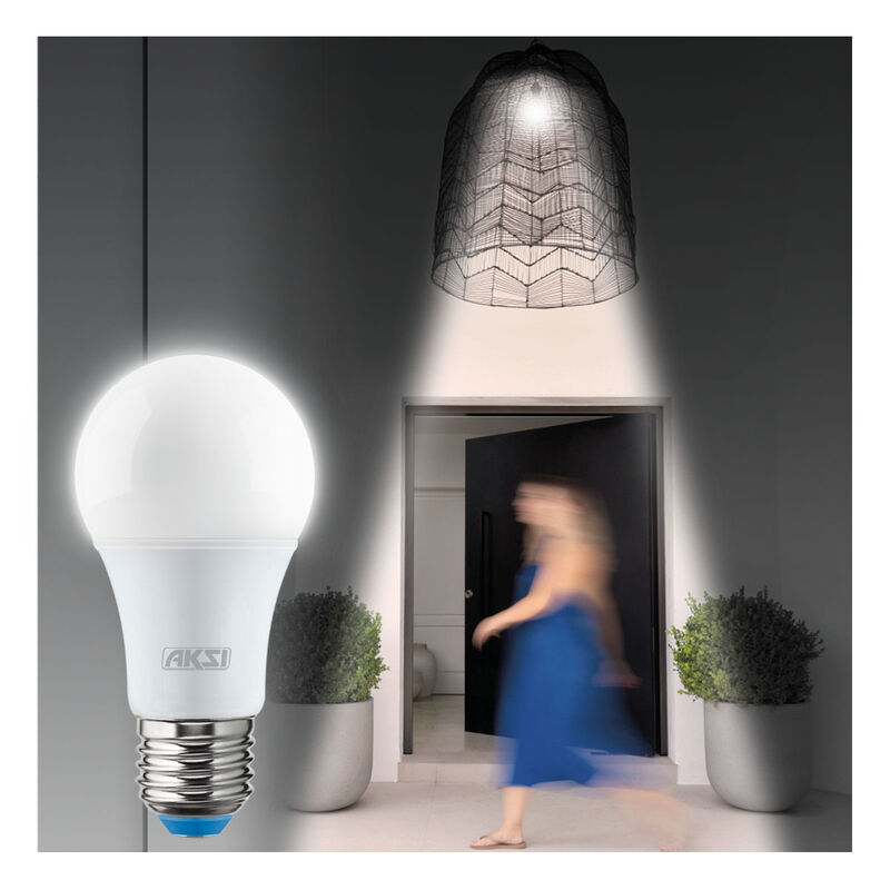 Pack de 10 focos LED Aksi 9W A19 con Sensor de ... image number null