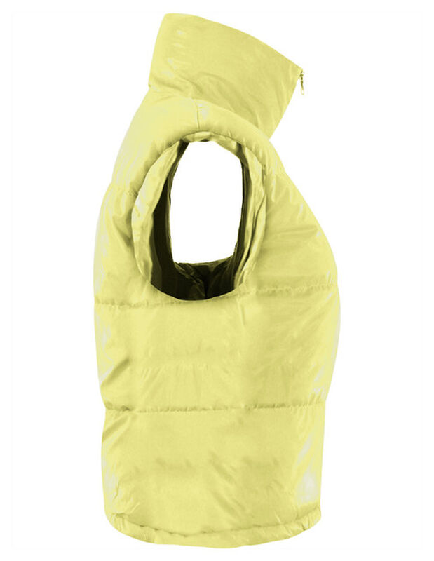 Chaleco Corto Brilloso Mujer Amarillo Roosevelt... image number null