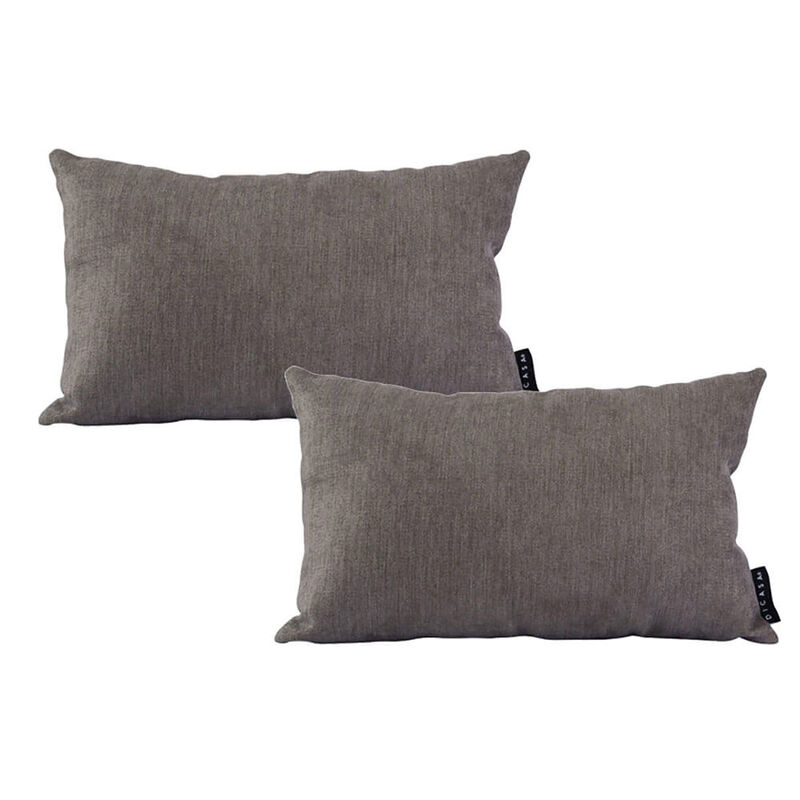 Set de 2 Cojines Dicasa DeltaOne Gris Oscuro image number null