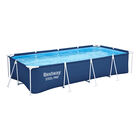 Alberca Estructural Rectangular 400 Cm Azul 5700 Lts Bestway Azul Pool