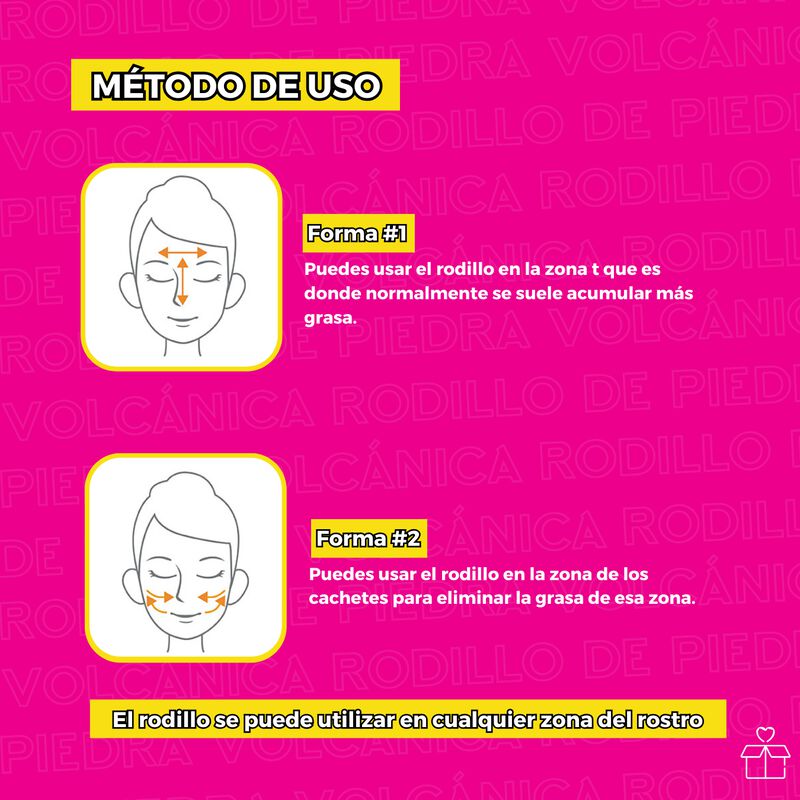 Rodillo Facial Con Bola Piedra Volcánica Absorb... image number null