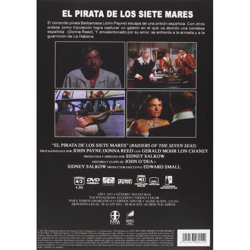 El Pirata De Los Siete Mares [dvd] image number null