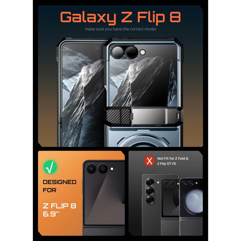 Funda Supcase para Galaxy Z Flip 8 con Soporte ... image number null