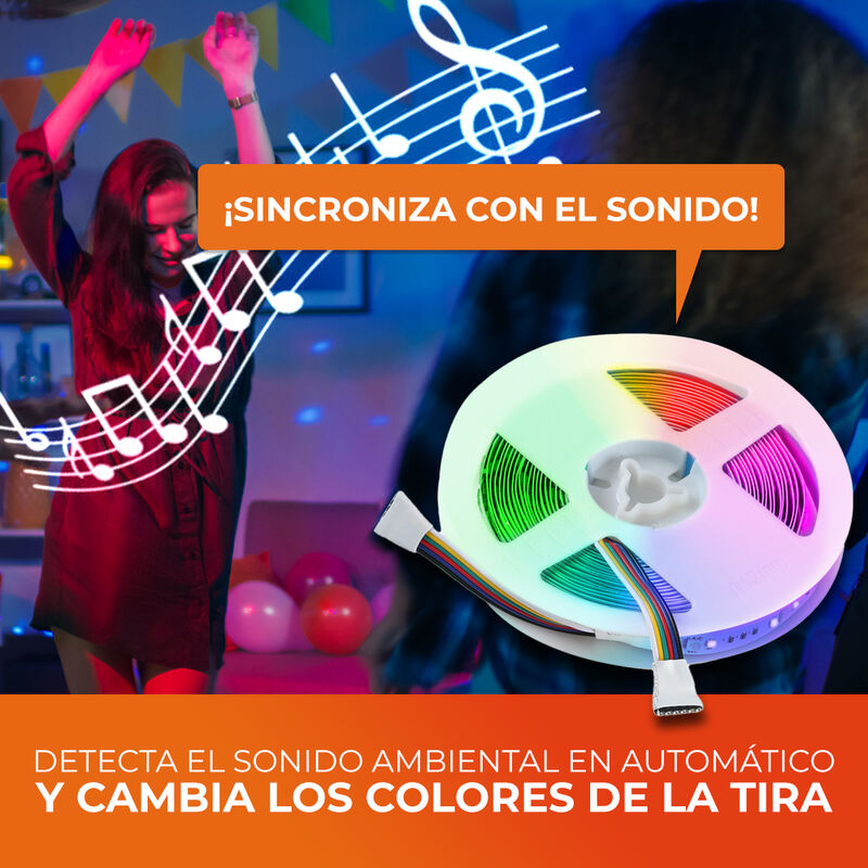 Tira Led Rgb Wifi 5 Metros Interior Tecnolite C... image number null