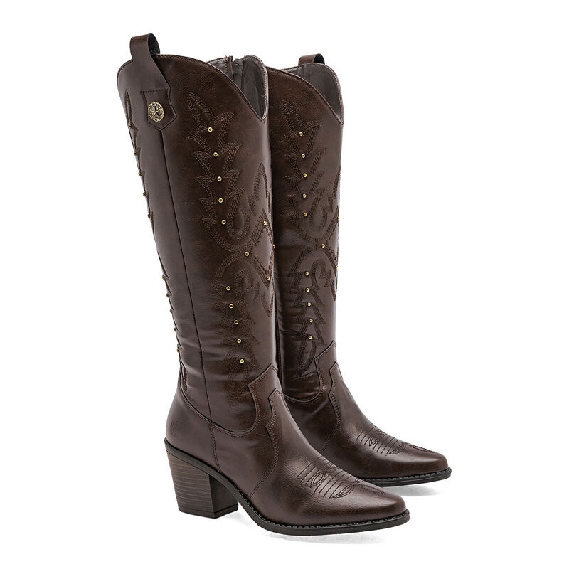 Mora West Bota Caf&eacute; Para Mujer 147389ce image number null