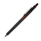 L&aacute;piz Mec&aacute;nico Rotring 600 De 0,5 Mm Con Mecanismo De Lat&oacute;n, Color Negro