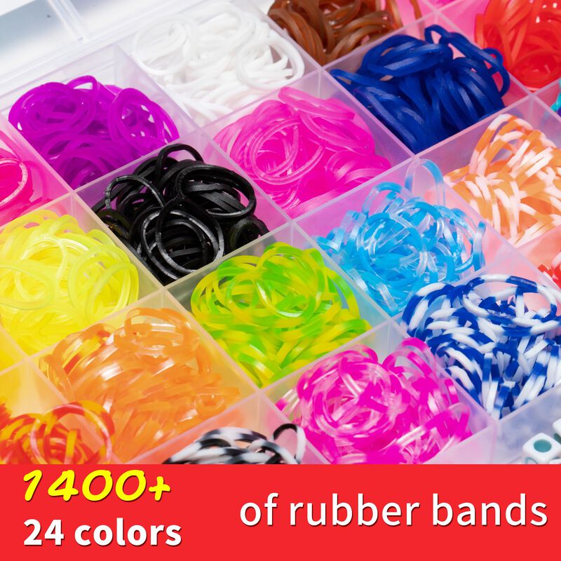 Kit De Pulseras De Goma El&aacute;stica Xkdous, M&aacute;s De... image number null