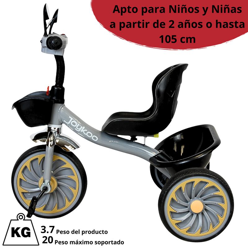 Triciclo para Ni&ntilde;os Torreta con Luz y Sonido Ru... image number null