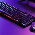 Teclado Gamer K616A Marvo de Membrana 8 Millones de Clicks Iluminaci&oacute;n Arco&iacute;ris