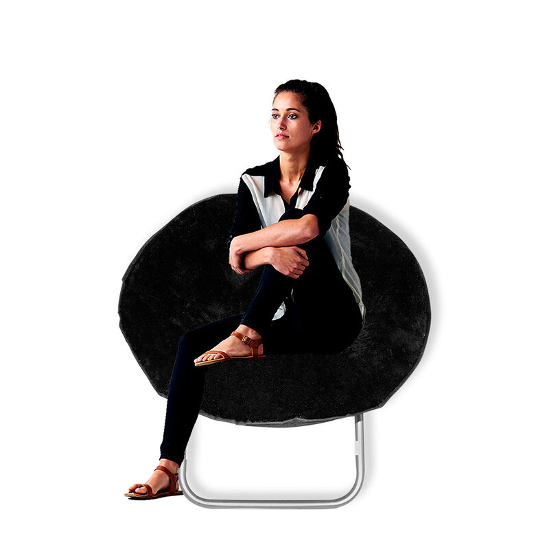 Silla Individual Plegable Moon Negra image number null