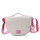 Bolsa Briefcase Para Ni&ntilde;as Con Charm Color Beige