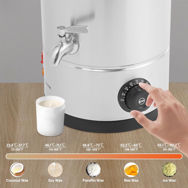 Derretidor De Cera Fturepac 10 l Acero Inoxidab... image number null